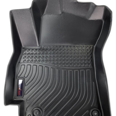 Thảm lót sàn xe ô tô Hyundai Elantra 2017- 2022 sd Nhãn hiệu Macsim chất liệu nhựa TPE cao cấp màu đen