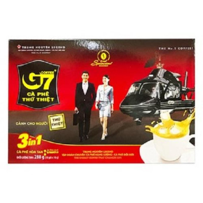 Combo 2 Hộp Cà Phê Hòa Tan G7 3in1 Trung Nguyên – Hộp 18 Gói – Cà Phê Sữa Hòa Tan Tiện Lợi, Đậm Vị Việt