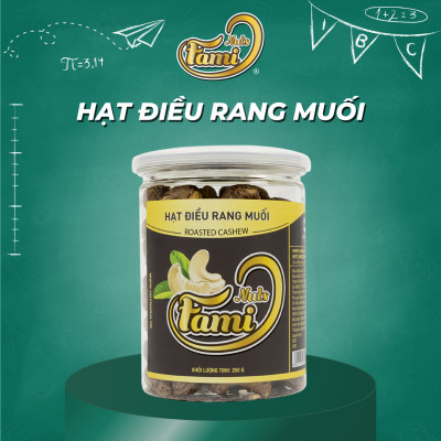 Hạt Điều Rang Muối Vỏ Lụa Fami (500g)