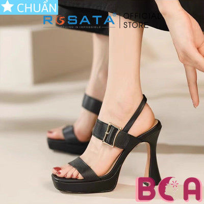 Cao gót hở mũi nữ cao gót 9 phân RO581 ROSATA tại BCASHOP tôn dáng, sáng da và thời trang lắm luôn ạ