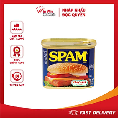 Thịt Hộp SPAM Classic 340g - Nhập Khẩu Mỹ | Hormel SPAM Luncheon Meat 340g