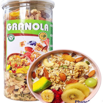 GRANOLA YẾN MẠCH TÂN LỘC PHÁT COMBO 1KG  - MỖI HỘP 500G