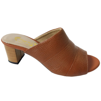 Dép Cao Gót Nữ BIGGBEN Da Bò Cao 5 Phân DCG78