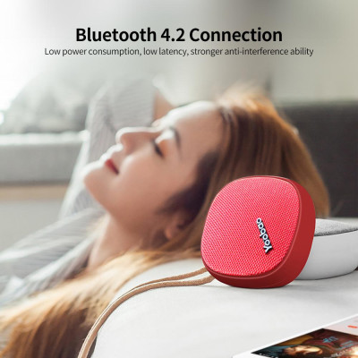 Loa Bluetooth Yoobao âm thanh nổi không dây siêu trầm(Đỏ)