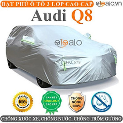 Bạt phủ xe ô tô Audi Q8 vải dù 3 lớp CAO CẤP BPXOT