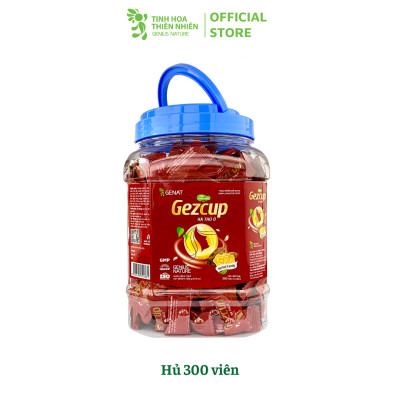 Kẹo thảo mộc Gezcup Hà thủ ô (Hủ 300 viên) - Genat