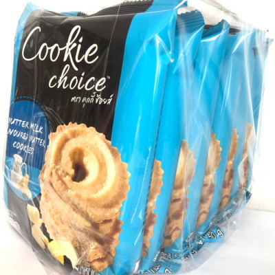 Bánh Quy Bơ Cookie Choice – Thơm Ngon, Giòn Rụm – Gói 50g [Hàng Thái Lan]