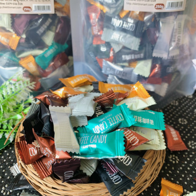 Kẹo Cà Phê Coffee Candy Đài Loan Không Đường Túi 250g