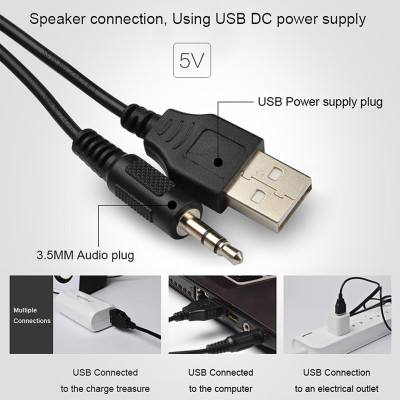  Loa SADA D-202 kết hợp có dây USB  âm thanh nổi Bass Loa siêu trầm  cho máy tính để bàn