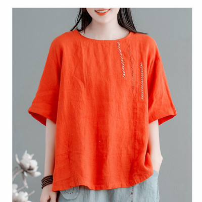Áo đũi nữ form rộng fullsize M đến 2XL họa tiết thêu dễ mix đồ ALE17