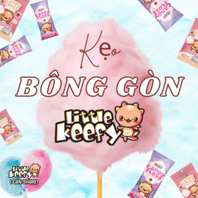 Kẹo Bông Gòn Little Keefy Candy Floss 15g