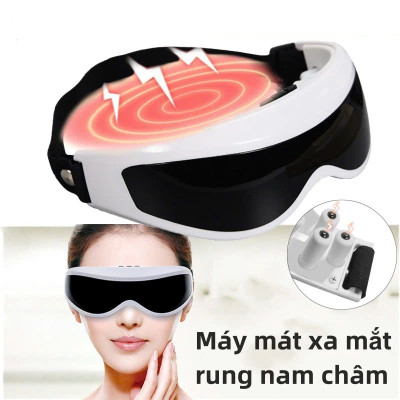 Kính Massage Thư Giãn Cho Mắt 9 Chế Độ Rung – Giảm Mỏi Mắt, Quầng Thâm, Hỗ Trợ Ngủ Ngon
