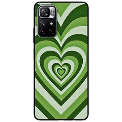 Ốp lưng dành cho Xiaomi Redmi Note 11 5G - Redmi Note 11T - Redmi Note 11S mẫu Tim Xanh Ảo