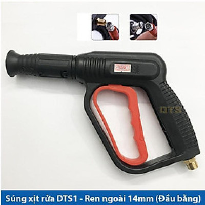vòi phun xịt rửa xe áp lực cao DTS1 Ren ngoài 14mm (Đầu bằng) 206660 