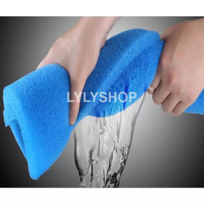 Sứ Lọc túi 1kg + Xốp lọc bể cá 90x30cm vật liệu lọc nước hồ thủy sinh siêu sạch