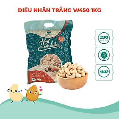 Hạt Điều Bình Phước Rang Không Muối Bóc Vỏ Lụa Thơm Ngon Túi 1kg