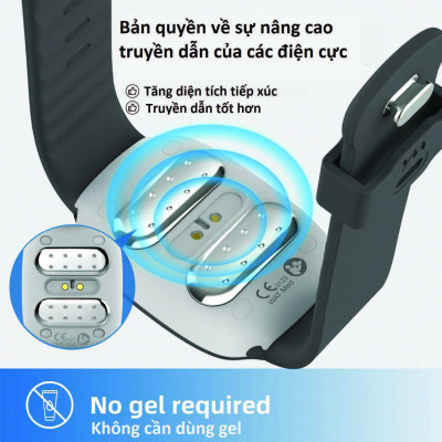 Thiết bị đeo tay chống nôn nói do say tàu xe, ốm nghén EmeTerm Explore - đạt chứng nhận FDA/CE - Không dùng thuốc - Không tác dụng phụ - Pin sạc - Chống thấm nước IP67- Hàng chính hãng