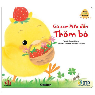 Sách - Sách Tranh Pop-Up - Gà Con Piyo Đến Thăm Bà
