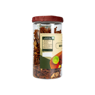 Khô heo 250gr GARDEN FARM Khô Heo Lăn Tỏi, Ăn Vặt Văn Phòng, Du Lịch, Tết, Sài Gòn Ngon