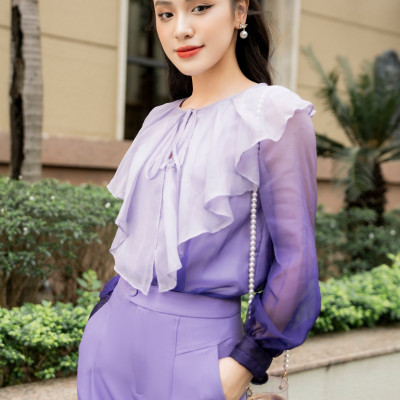 Quần baggy công sở nữ HeraDG thiết kế túi chéo hông thân xếp ly bong diễu chỉ chất liệu Tuytsi cao cấp SQDBC3005