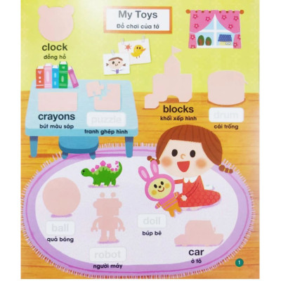 Những từ vựng đầu tiên  - Bé vui học tiếng anh  cùng Sticker