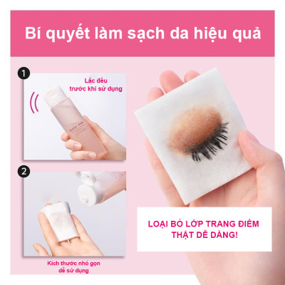 Nước Tẩy Trang Nhanh Dành Cho Vùng Mắt Kissme Heroine Make Speedy Point Makeup Remover (Chai 120 mL)