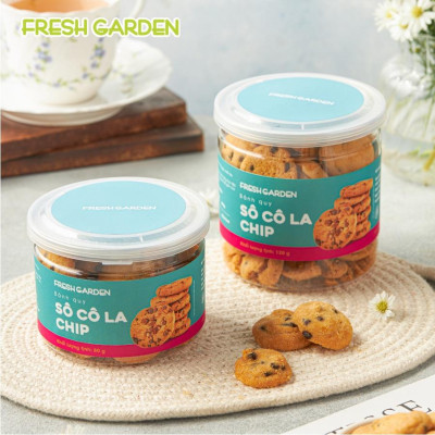 Bánh Quy Soclola Chip FRESH GARDEN Thơm Ngon Giòn Tan Nhiều Dinh Dưỡng Hộp 80g