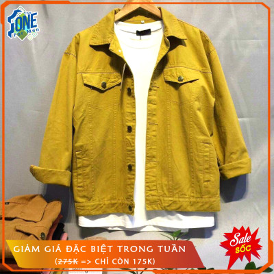 Áo Khoác Kaki Nam Nữ Hàn Quốc Form Rộng Vải Jean Kaki, Chống Năng, Chống Nhăn, Dễ Giặt Sạch, Nhanh Khô, Dành Cho Bạn Trẻ Năng Động, Nhiều Màu Phù Hợp Với Môi Trường Công Sở, Đi Chơi, Cafe Hoặc Đi Dạo. 