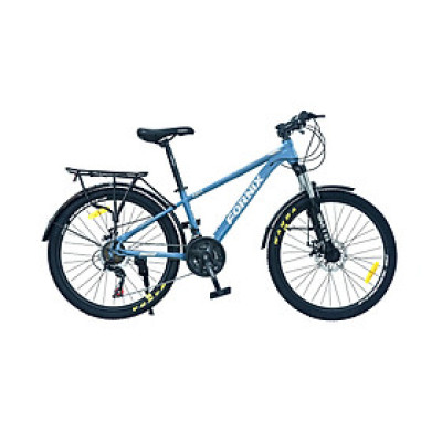 Xe Đạp Địa Hình MTB KM24 - FORNIX - Vòng Bánh 24"- Khung Thép Không Mối Hàn- Bảo Hành 12 Tháng