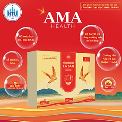 [ 35% YẾN TƯƠI ][ NHẬN GHI THIỆP MỪNG] Hộp quà 6 hũ Yến Khánh Hòa La San Đường Phèn