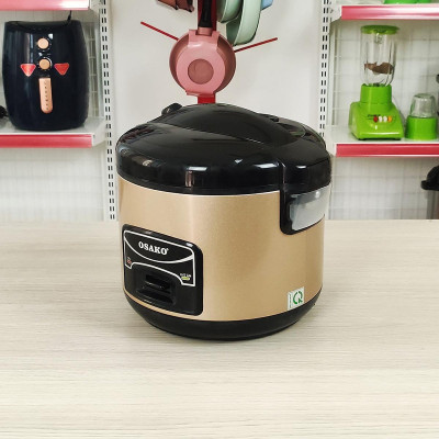 Nồi cơm mini 1.2L Osako OCD-120 lòng nồi chống dính, có xửng hấp, nấu cơm cho gia đình 2 - 3 người ăn - Hàng chính hãng