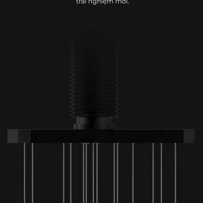 Feepie kim xoay tán đều bột Wood charm