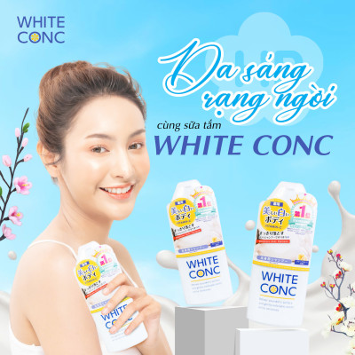 Sữa Tắm Dưỡng Trắng Da Toàn Thân White Conc Body Shampoo C II 360 mL Và 600 mL