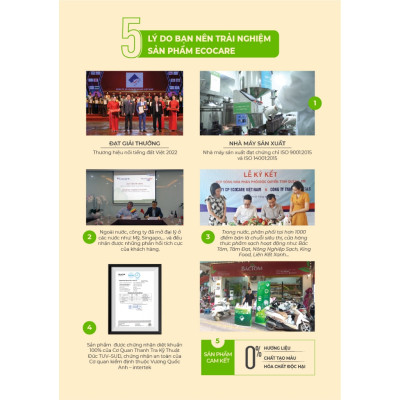 Nước tẩy rửa bồn cầu hữu cơ Ecocare 1L làm sạch, diệt khuẩn, khử mùi hiệu quả với tinh dầu Sả chanh/Quế