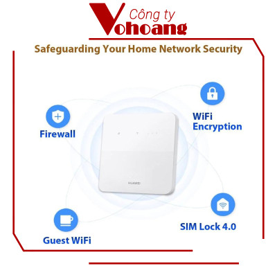 Bộ Phát Wi-Fi 4G Huawei B320 Tốc Độ Cao 195Mbps - Kết Nối Lên Đến 32 Thiết Bị - Nhận Sóng Nhà Mạng Tốt Hơn - Hàng Chính Hãng
