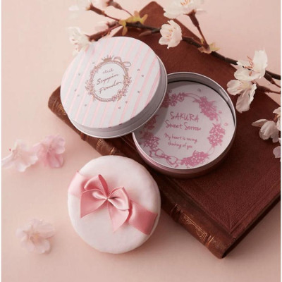 Phấn Phủ Dưỡng Da, Làm Đều Màu Da, Che Phủ Lỗ Chân Lông, Kiềm Dầu Hương Hoa Anh Đào Club Suppin Nhật Bản Hộp 26g