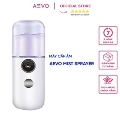 Máy phun sương mini AEVO Nano Mist Sprayer giúp phục hồi làn da, thu nhỏ lỗ chân lông, chống lão hoá