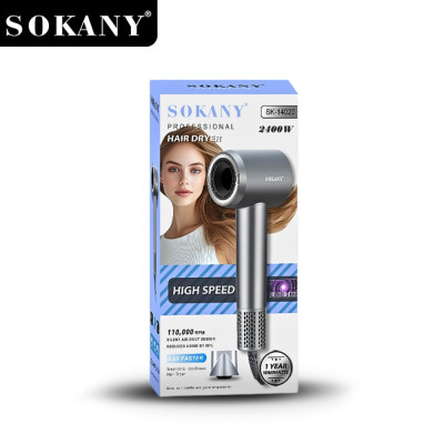 Máy sấy tóc 2 chiều nóng lạnh SOKANY SK-14020 công suất lớn 2400W, cung cấp ion âm chăm sóc tóc chuyên nghiệp - HÀNG CHÍNH HÃNG - DELIYA