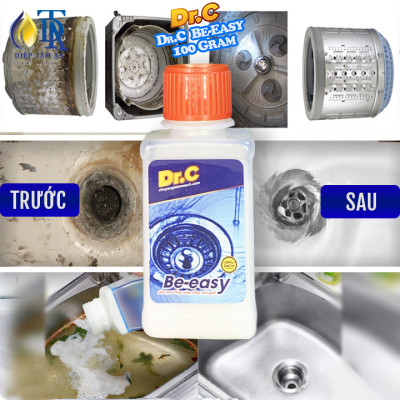 Bột Thông Cống Cực Mạnh,Tẩy Lồng Máy Giặt,Thông Bồn Cầu,Thông Bồn Rửa Bát Rửa Mặt Dr.C Be-easy 100g