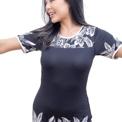 Áo bơi liền quần có tay LMcation Romper - Vườn đêm