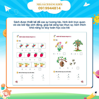 Sách - Toán Tư Duy Cho Trẻ Từ 3-4 Tuổi