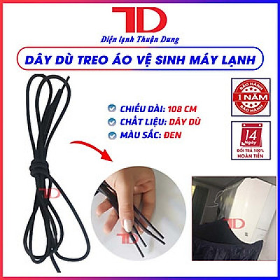 Bộ 2 sợi dây dù đa năng treo áo vệ sinh máy lạnh, dây giày, dây luồn áo khoác, dài 100 cm, Giao màu ngẫu nhiên, hàng chính hãng, Điện Lạnh Thuận Dung