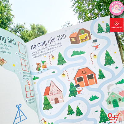 Sách - 40++ hoạt động sáng tạo cho Giáng Sinh diệu kỳ - Đinh Tị Books