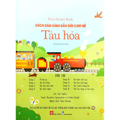 First Sticker Book - Sách Dán Hình Đầu Đời Cho Bé - Tàu Hỏa