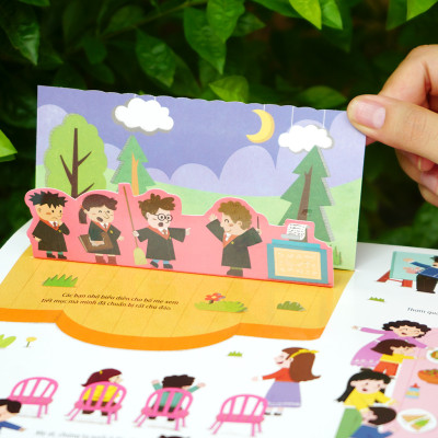 Sách Những Hoạt Động Ở Trường Mẫu Giáo Giúp Con Vui Vẻ Đến Lớp - Bách Khoa Kỹ Năng Sống Đa Tương Tác - Đinh Tị