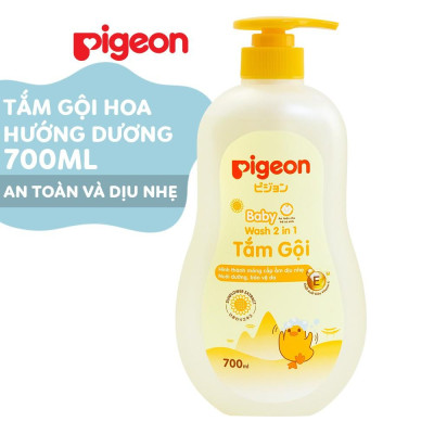 Tắm gội dịu nhẹ Pigeon Hoa hướng dương 200ml/700ml