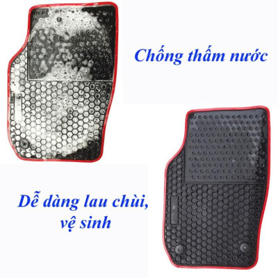 Thảm sàn, lót sàn cao su 3D cho Toyota Yaris 2014-2019