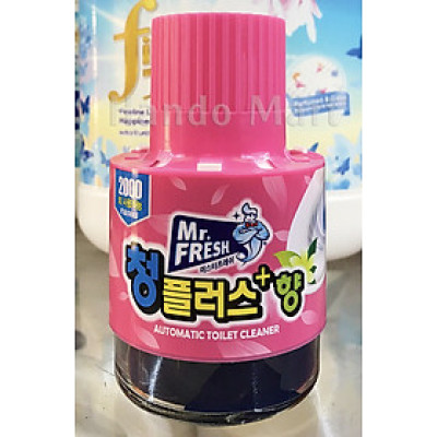 Chai tẩy diệt khuẩn bồn cầu, toilet Hương Hoa Ly Mr. Fresh Korea 180g