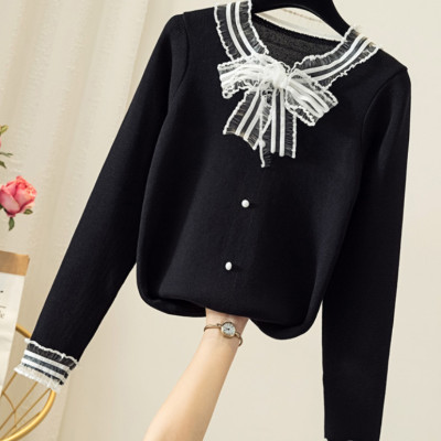 Áo Len Nữ Cổ Thắt Nơ Xinh ALN027 MayHomes