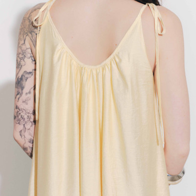 DOTTIE - Đầm maxi nhún ngực - Vàng - D0718